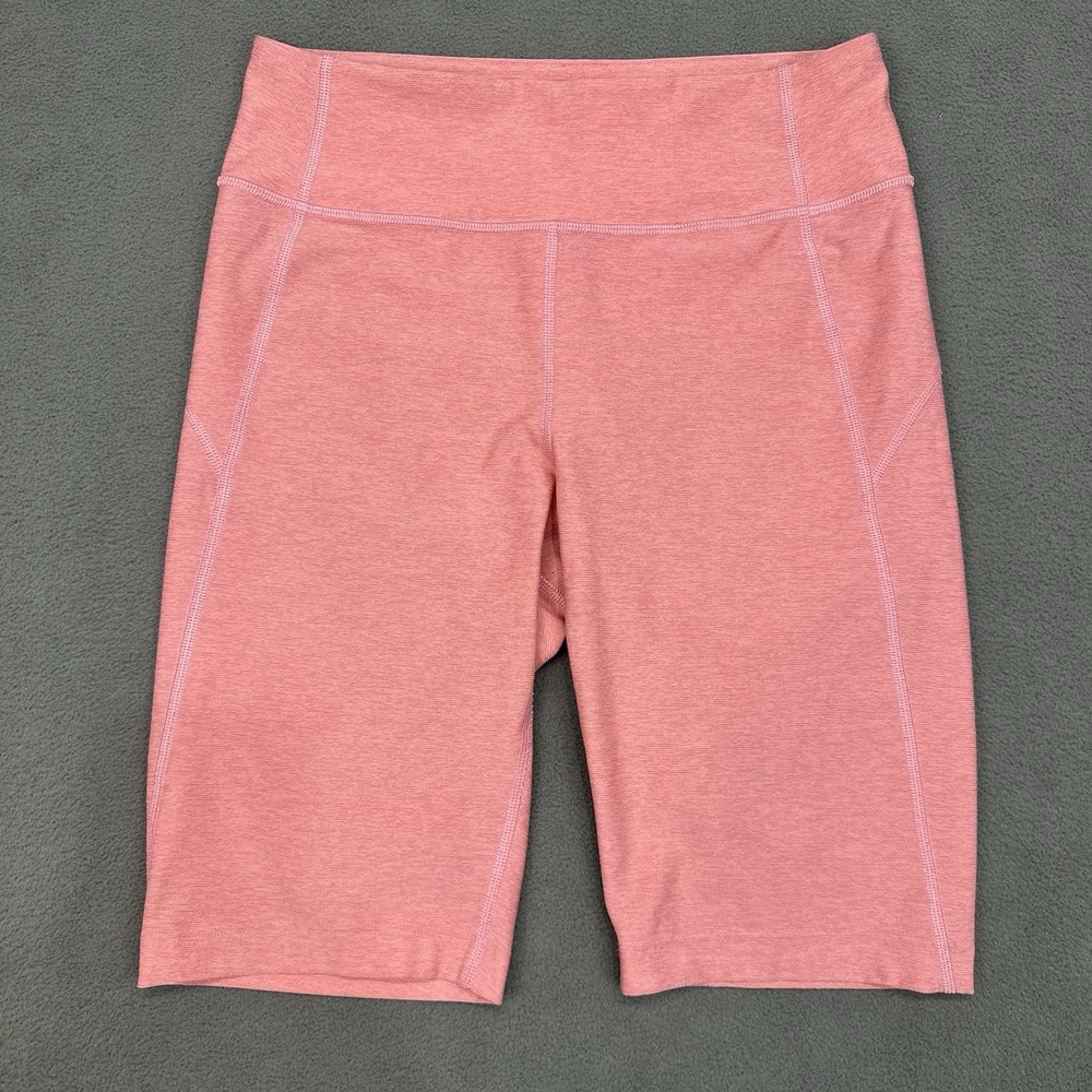 Outdoor Voices Warmup 10" Bike Shorts Small Heathered Pink Workout‎ Gym Run